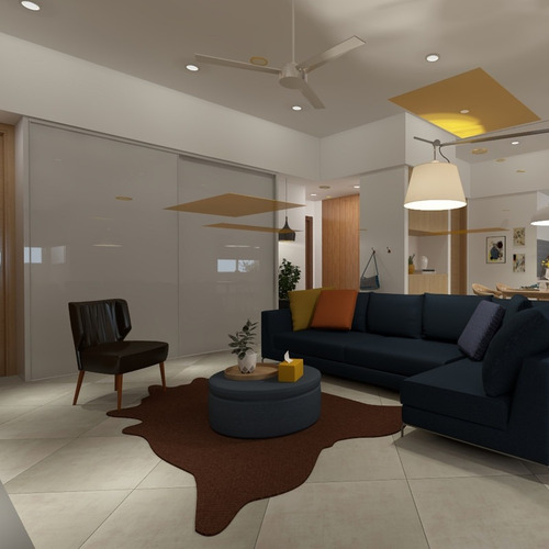 Porcelanato Tipo Cemento 60x60 Tono Marfil
