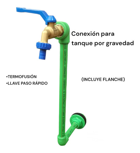 Conexión Para Tanque Por Gravedad (termofusion) 