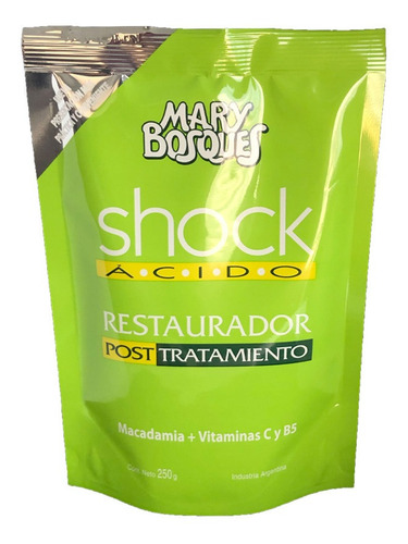 Mary Bosques Shock Acido Restaurador X 250g - Doypack Promo