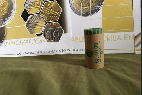 Primeras Monedas 2 Y 5 Soles Lineas Nazca Coleccion Completa