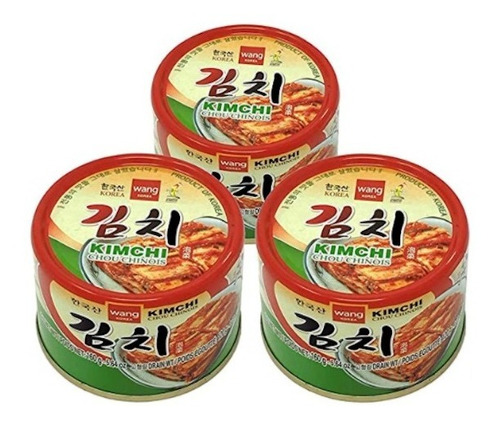 Lata Kimchi Coreano Col Korean Pack De 3