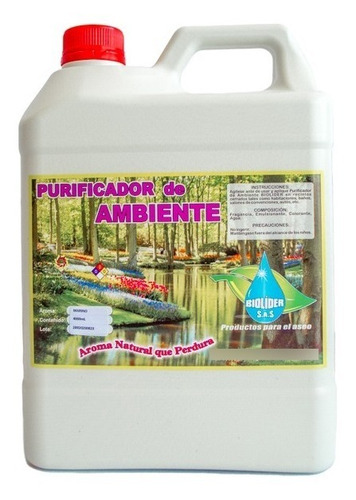 Ambientador Liquido X 4l - Unidad a $7