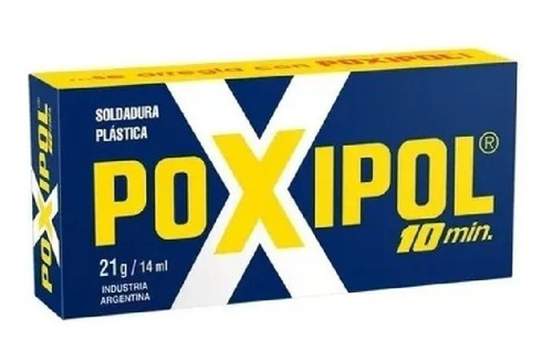Poxipol® - Soldadura Plástica - 10 Min Metálico - 21g/14ml