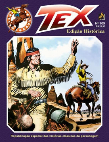 Tex Edição Histórica Nº 109, De Nolitta, Guido. Editora Mythos, Capa Mole, Edição 1ª Edição - 2019 Em Português