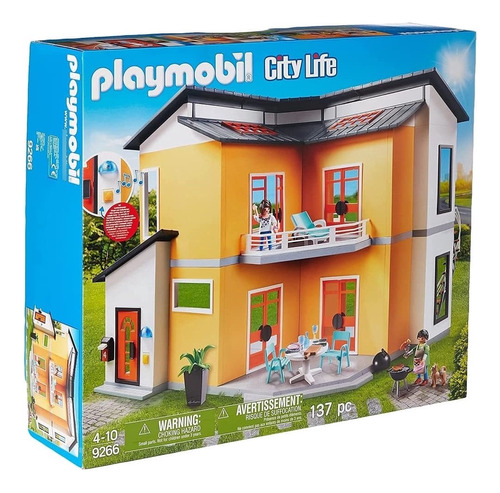 Playmobil City Life 9266 Casa Moderna, Con Efectos De Luces