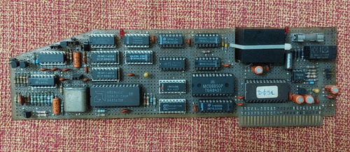 Interface Modem Video Texto Apple Ii Plus ( Protótipo ) (Usado)