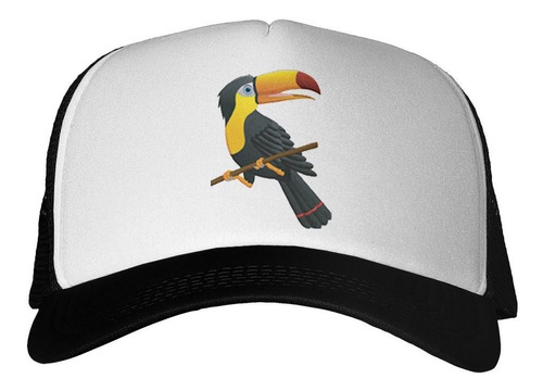 Gorra Tucan Feliz Pico Grande Sobre Rama