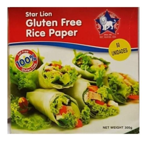 Papel De Arroz Star Lion 300 Grs Tailandia Gluten Free