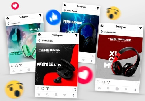 Pack Eletrônicos Importados 120 Psd Editável Smartwatch Fo