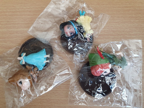 Figuras Qposket Disney Princesas - Peter Pan+tigrilla+wendy