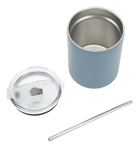 Pajita Para Taza De Café, 12 Oz, 320 Ml, De Acero Inoxidable