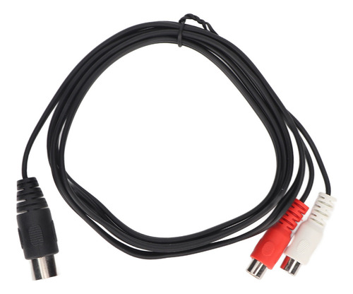 Cable Adaptador Din A 2 Rca De 8 Pines Macho A 2 Conectores