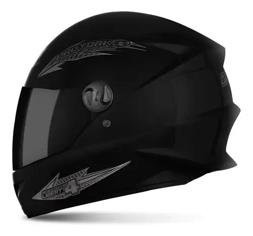 Capacete para moto integral Pro Tork New Liberty R8 preto-fosco fosco tamanho 58 — foto 1