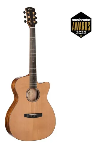 ギター Cort Fingerstyle Guitar Flow-OC NS Violão Cort FLOW-OC NS 6 Cordas OM Cedro Mogno Cutaway L.R. Baggs