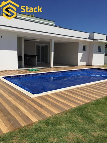 Casa Residencial Nova, Totalmente Terrea, Localizada No Condomínio Residencial Dos Lagos, Em Itupeva - Sp, Tendo Área Construída De 320,00 M² Em Um - Ca01691