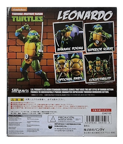 Figuarts Tmnt Tortugas Leonardo H Figura Anime S 