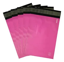 Comprar 100 Bolsas Sobres Paqueteria Ecommerce Envios 30x40 Cm Rosa