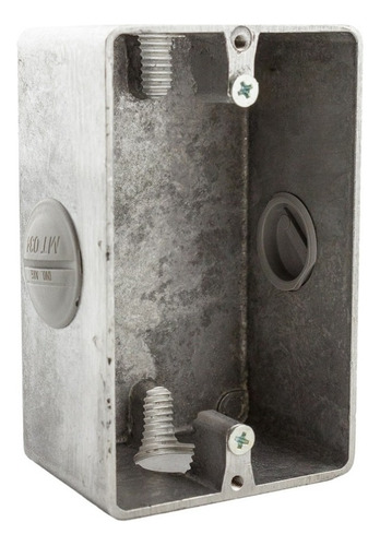 Caja Para Bastidor Galvanizada Rosca 3/4 Daisa Interiores
