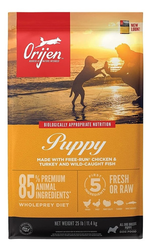 Orijen Puppy, Todos Los Tamaños Sabor Mix En Bolsa De 10.6kg