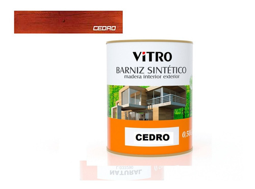 1lt Barniz Sintetico Con Color Interior Exterior Vitro 