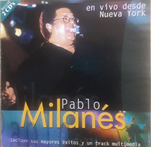 Pablo Milanés - En Vivo Desde Nueva York ( Cd Doble Imp.  