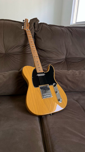 Fender Butterscotc Ash. 6,1k Pix. Boss Orange Gibson Gretsch Destro Amarelo Madeira De Bordo (Usado)