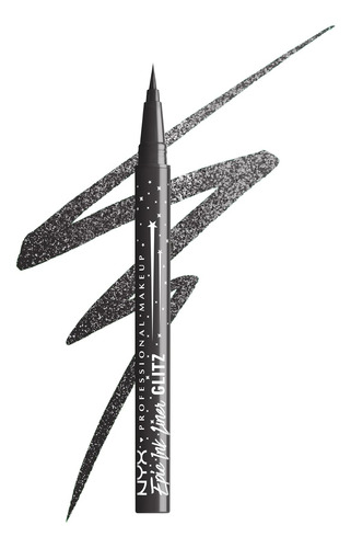 Nyx Professional Makeup Epic Ink Glitz Liner, Delineador Líq