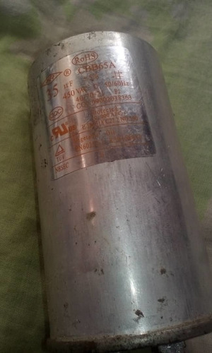 Imagen 2 de 3 de Capacitador Para Aire Acondicionado