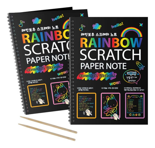 Livros De Arte De Rascunho Iampart Para Crianças Scratch Art