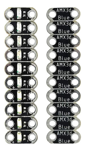 Amx3d Lilypad Arduino Color Led Blue Jewel Led Con Resistenc