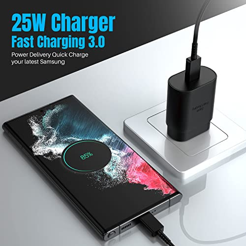 Cargador Android De 25 W Para Samsung Carga Ultrarrápida Con