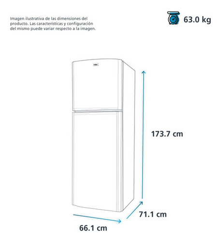 Refrigerador Automático 360l Grafito Mabe Rme360pvmre0