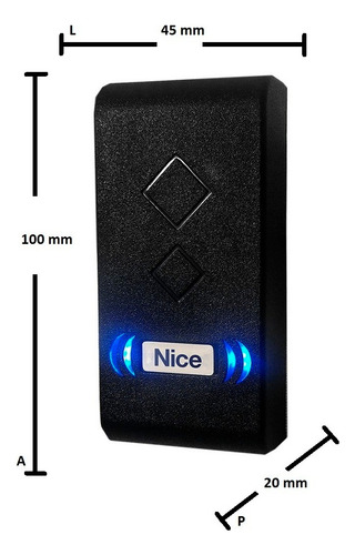 Leitor De Proximidade Rfid Ln-104c 125khz Nice Linear-hcs
