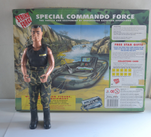 Strike Force Temerario Action Man Dynaman Gi Joe Max Steel (Usado)