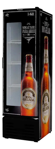 Cervejeira Porta De Visor 284l Fricon Vcfc284 Preto 127v