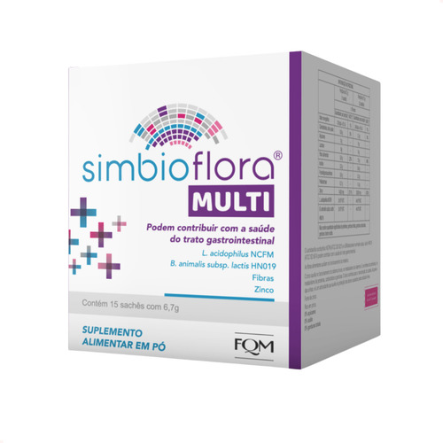 Suplemento Probiotico Simbioflora Multi 15 Sachês 6,7 G Cada