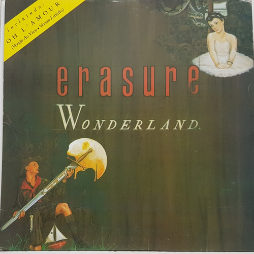 Lp Erasure - Wonderland -com Encarte - Mute Records Limited 