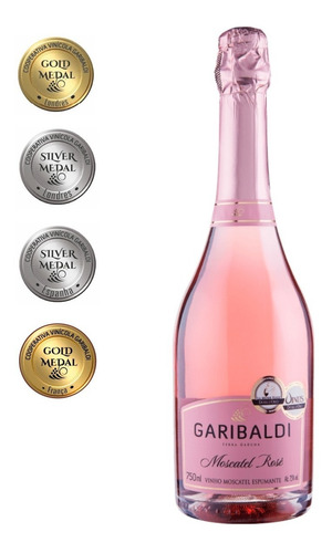 Imagem 2 de 6 de Espumante Rosé Moscatel Garibaldi 750 Ml