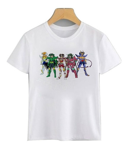 Polera Los Caballeros Del Zodiaco Saint Seiya Personajes 