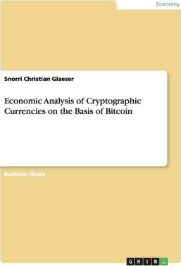 Libro Economic Analysis Of Cryptographic Currencies On Th...