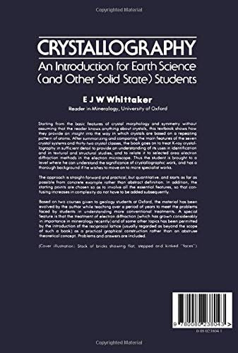 Libro: Cristalografía: Una Introducción A Las Ciencias De La