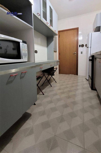 Imagem 11 de 13 de Apartamento À Venda No Guarujá, Na Praia Das Pitangueiras, Próximo Da Praia, 100 Metros De Área Útil, Sacada E 02 Vagas De Garagem - Ap11265