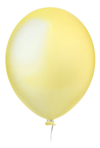 Pacote C/ 25 Balões Bexiga Látex 12 Polegadas Cor Marfim