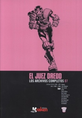 Archivospletos Juez Dredd  07 - John Wagner, de John Wagner. Editorial KRAKEN EDICIONES en español