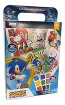 Comprar Pintando Con Acuarelas Sonic Sega Colorea  24 Colores Tapi