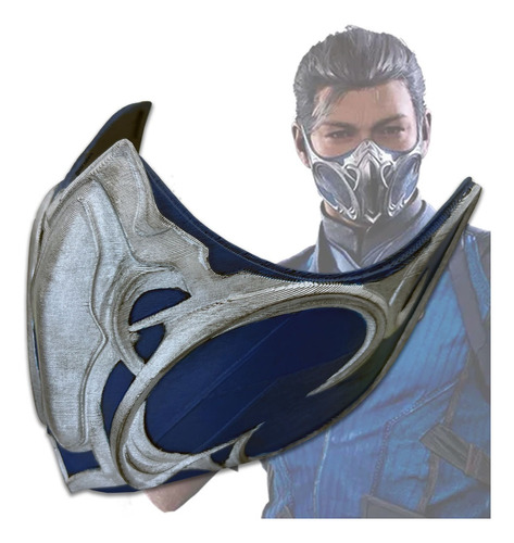 Mascara Sub Zero Mk1 - V2 Mortal Kombat 1 Impresion 3d Ktsr