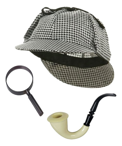 Funny Party Hats Sherlock Holmes Detective Bundle - Gorro De