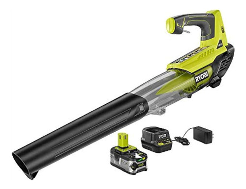 Ryobi One + 100 Mph 280 Cfm Soplador De Hojas Con Ventilador