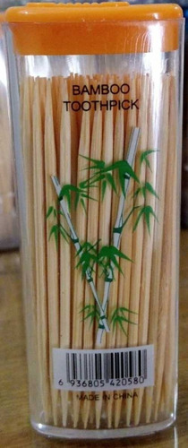 Escarbadientes Palillos De Bambu  X100 No Se Quiebran $