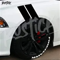 Comprar Calco Ploteo Franja Doble Laterales Competición Tuning 40 Cm